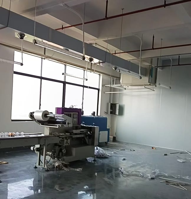 工業(yè)廠房車間崗位定點降溫，應用蒸發(fā)冷省電空調(diào)-臥式管道機組